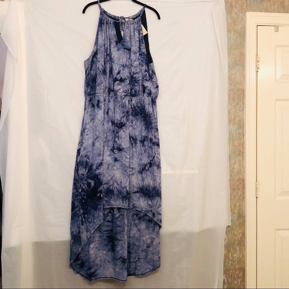 Michael Kors Tie dye maxi halter summer dress